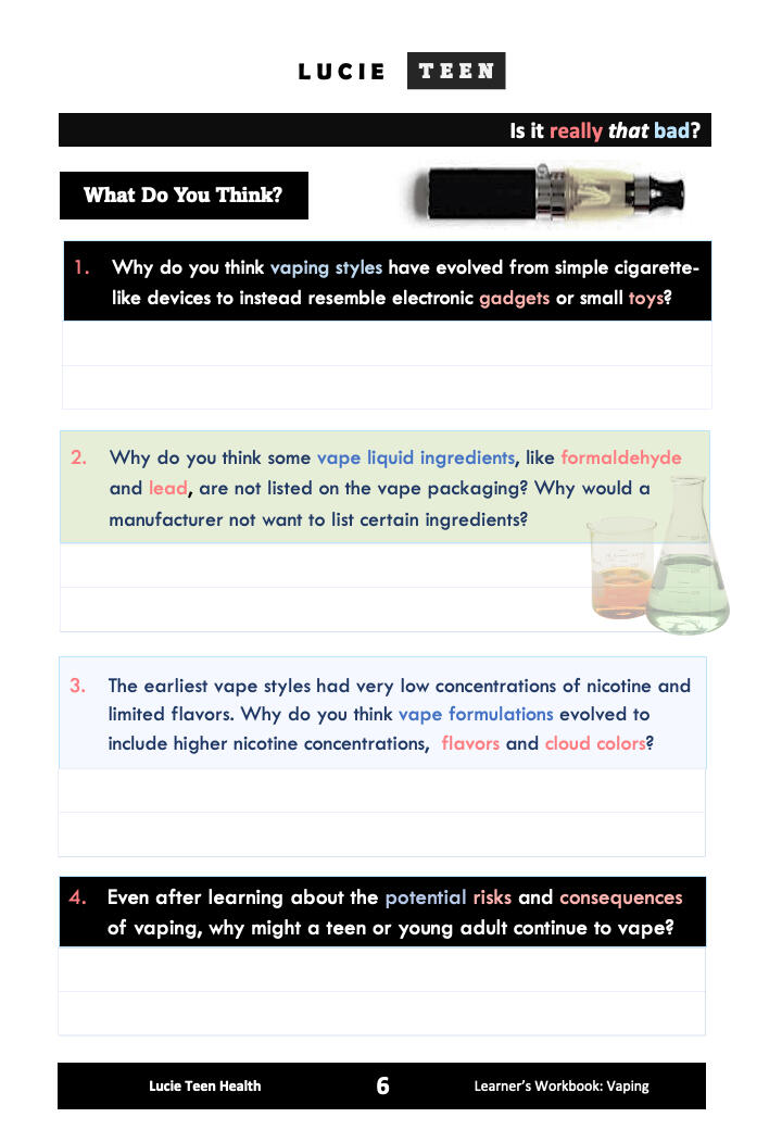 Vape ingredients