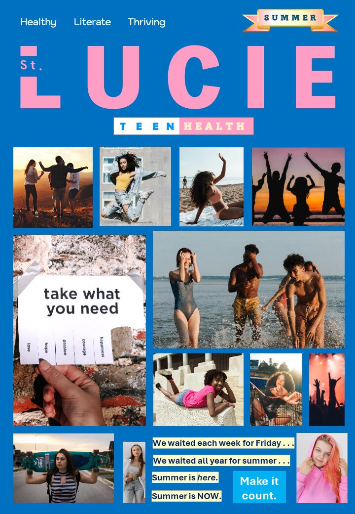 Lucie Teen Health Summer Poster Lucie Teen Health